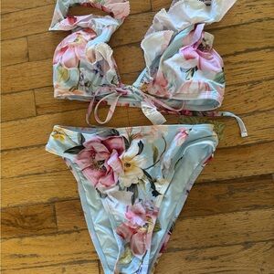 Cupshe Floral Bikini Set